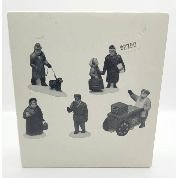 Heritage Village Collection City People Set Of 5 Handpainted Porcelain Figurines - Picture 1 of 9